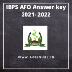 IBPS AFO Answer key 2021- 2022