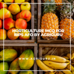 Horticulture MCQ Questions with answers