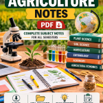 Agronomy Notes PDF