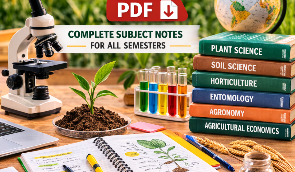 Agronomy Notes PDF