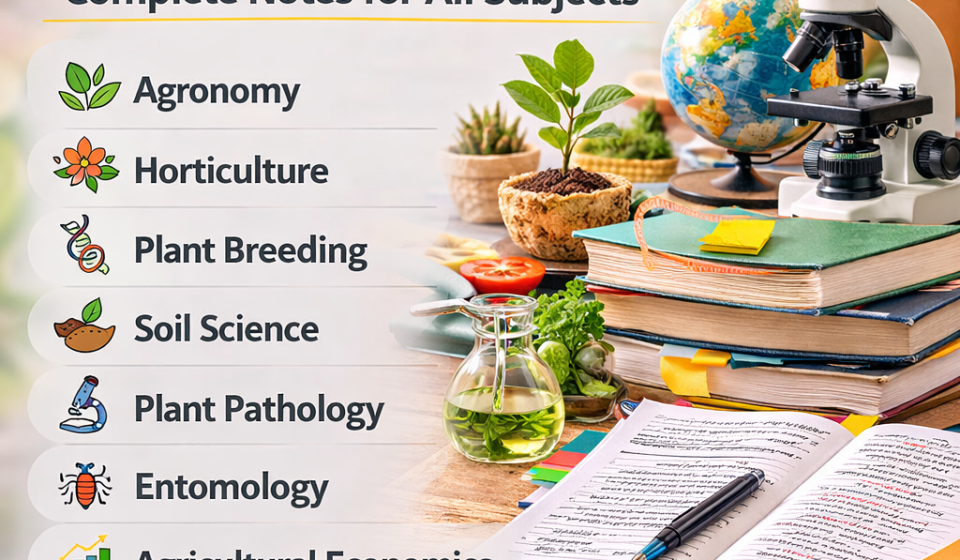 BSC Agriculture notes pdf Download