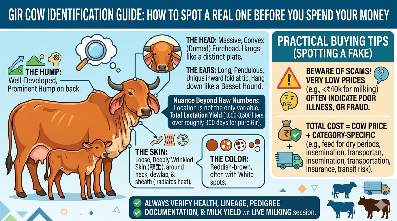 Gir Cow Identification Guide How to Spot a Real One Before You Spend Your Money