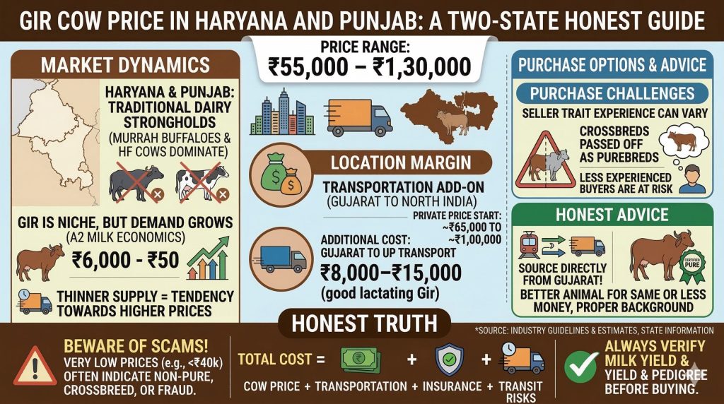 Gir Cow Price in Haryana and Punjab