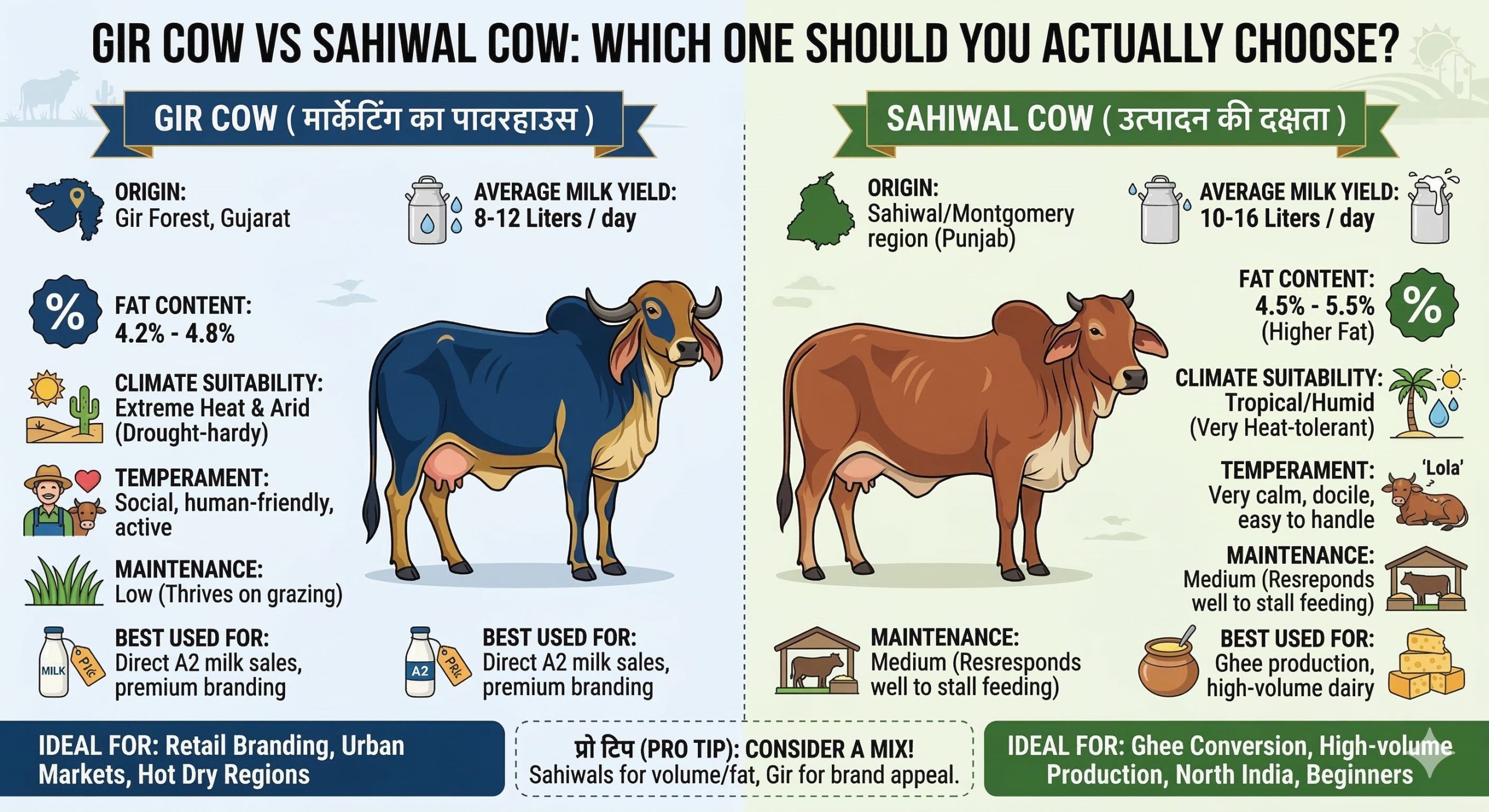 Gir Cow vs Sahiwal Cow Which One Should You Actually Choose