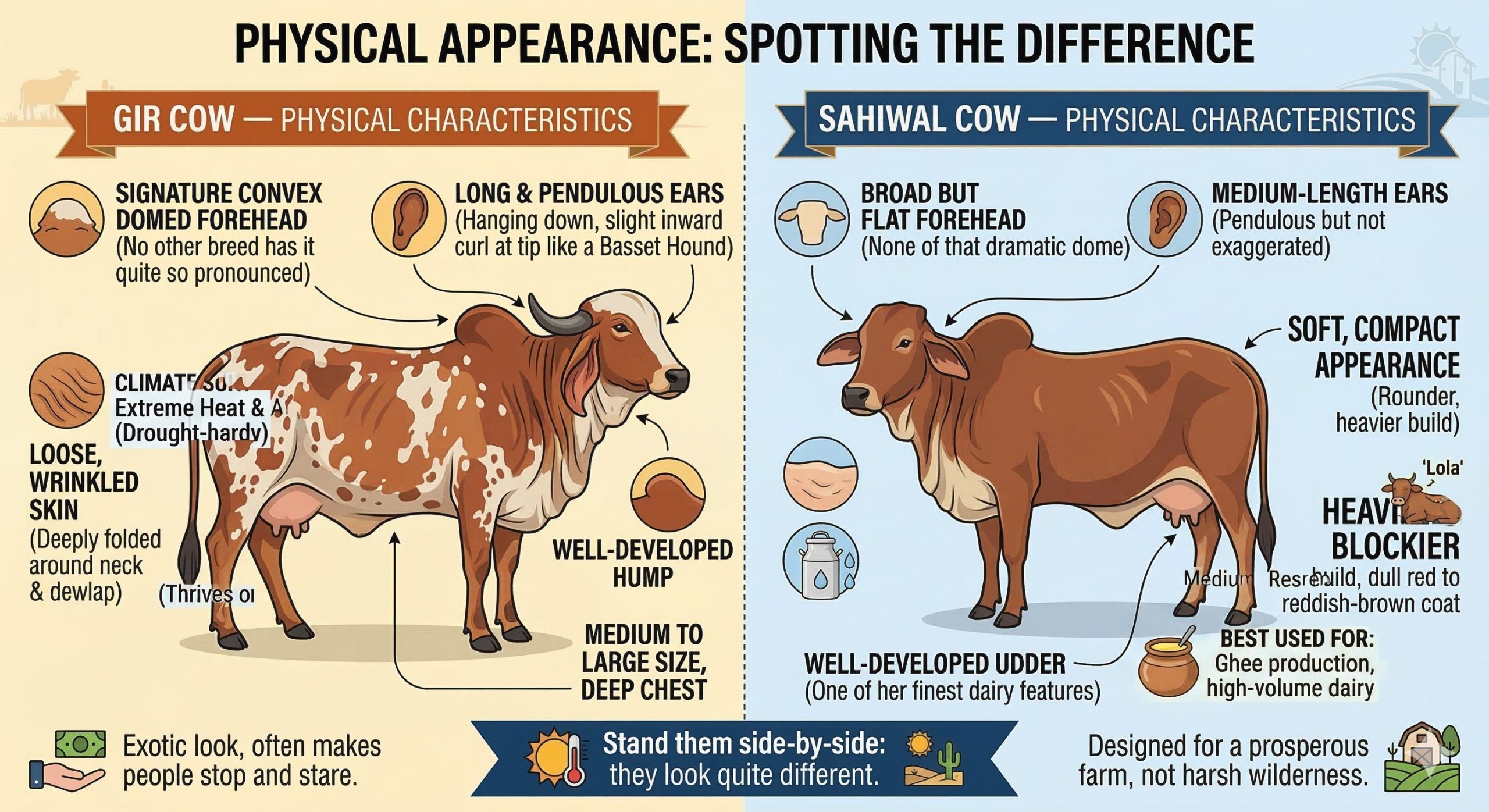 Physical Appearance Spotting the Difference